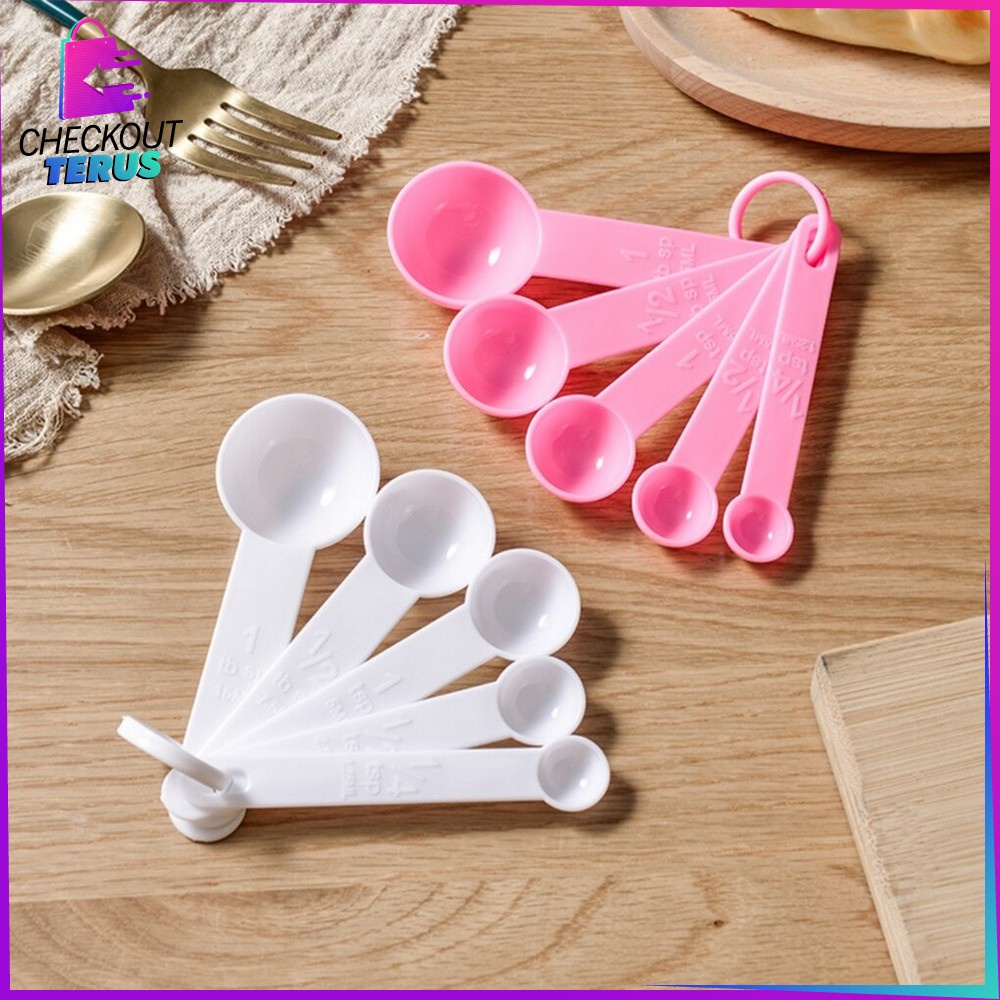 CT C142 Sendok Takar Dapur Sendok Takaran Bumbu Bumbu Sendok Takar 5IN1 Measuring Spoon Sendok Takaran MPASI Bayi