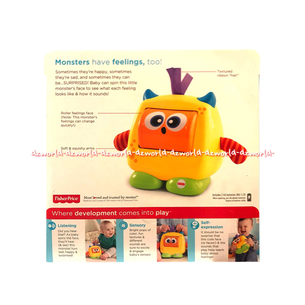 Fisher Price Fun Feelings Monster Mainan Untuk Bayi Mainan Edukasi