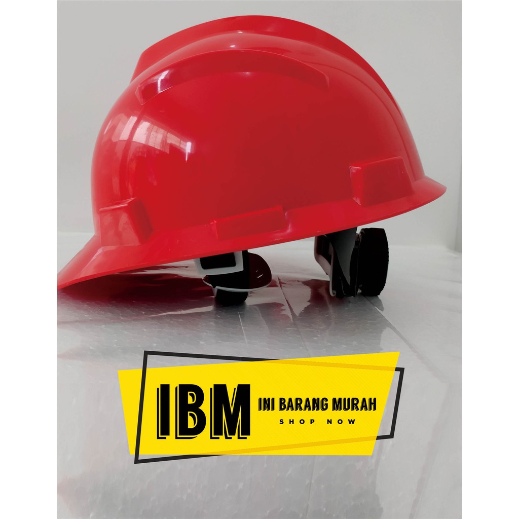 PROMO HELM PROYEK  MERAH/ TOPI PROYEK DALAMAN PUTAR/ SAFETY HELMET