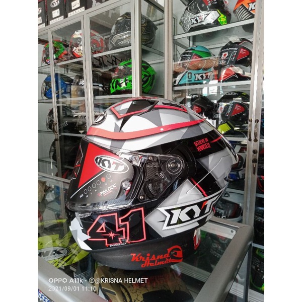 Helm Full Face KYT NFR ESPARGARO 2018