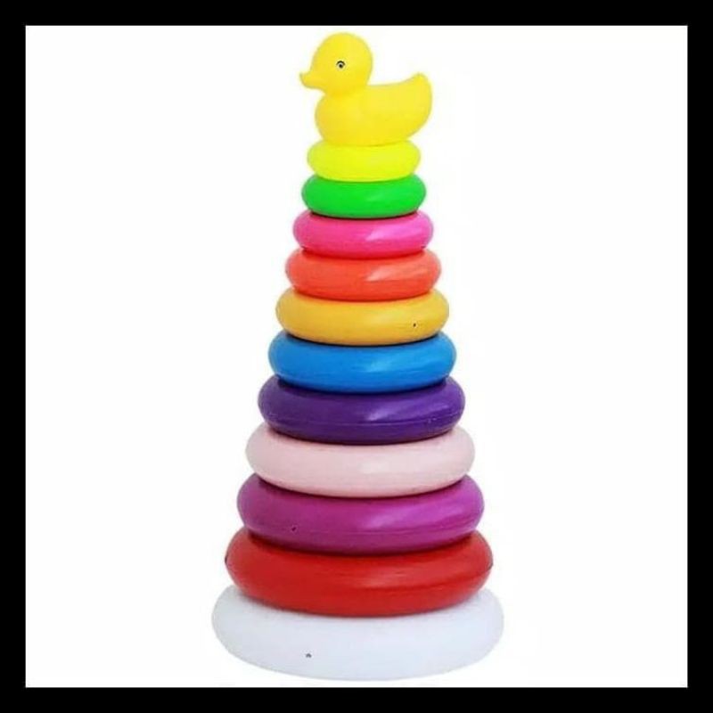 mainan edukasi anak ring donat 10 susun-4
