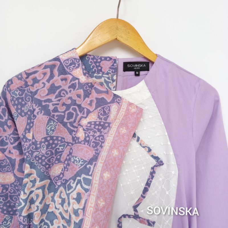 Dres / Tunik Batik WTP 22 MM Lilac