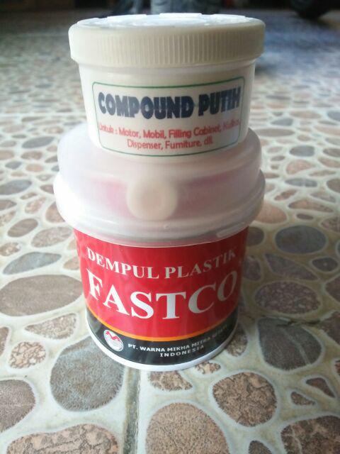 Dempul Fastco Kecil 250gr Plus Hardener Cat Body Plastik Motor Mobil