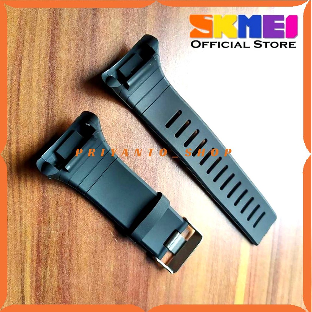 Strap Tali Jam Tangan Skmei 1992 SKMEI 1992 Hitam Rubber Skmei 1992 Hitam