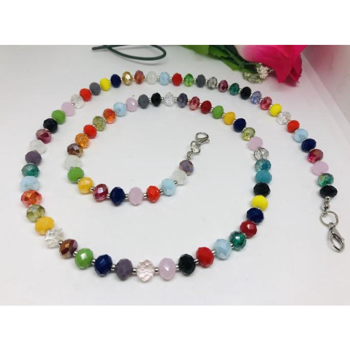 

Office & Stationery | Document Organizer | Kalung Gantungan Tali Strap Lanyard Masker Kristal | Best Seller