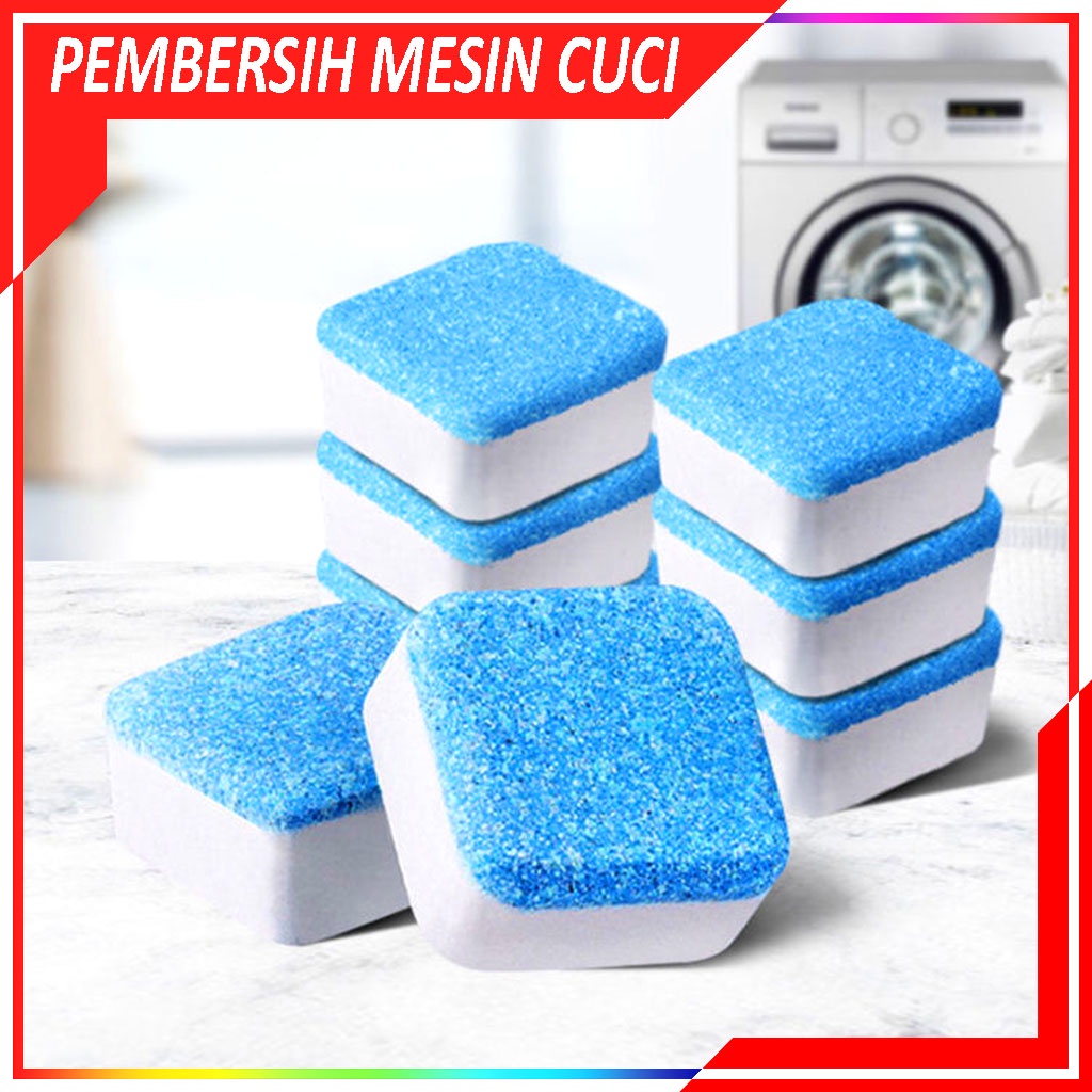 Paket 3 Pcs Sabun Pembersih Tabung Mesin Cuci / Washing Machine Cleaner / Tablet Sabun Pembersih Mesin Cuci Original