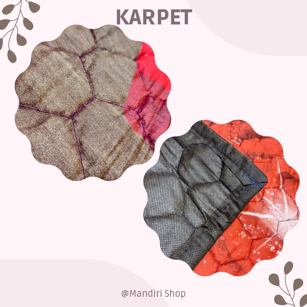 Karpet Kwilting Tebal Ukuran 140x230cm Plus Bonus Tas Jinjing
