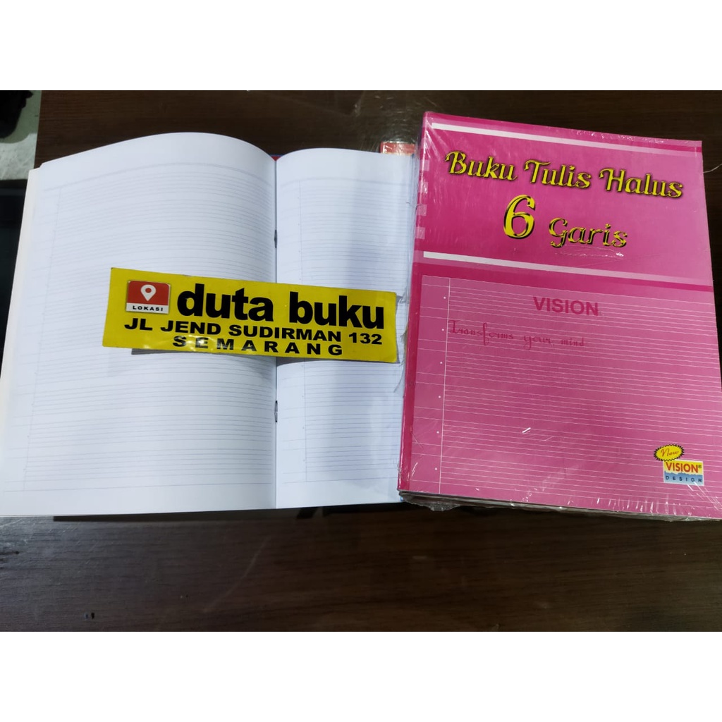 

Buku Tulis Halus 38 Lembar 6 Garis