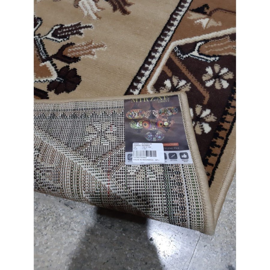 KARPET MIRZAE 100X150 MZ08 BROWN-4