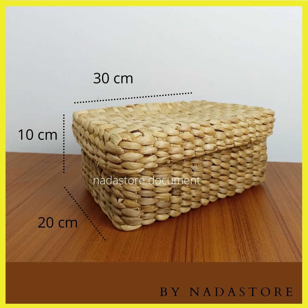 Box Enceng Gondok  / Keranjang Enceng / Parcel / kotak Hantaran / Hampers / Keranjang Parcel / Keranjang Anyaman