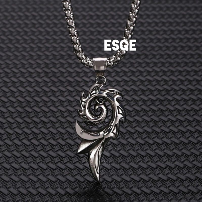 ESGE KALUNG TITANIUM TERMURAH KALUNG PRIA BEST SELLER KALUNG RANTAI BAHAN TITANIUM GAYA KOREA KALUNG LIONTIN TITANIUM STEEL KALUNG ANTI KARAT KALUNG FASHION NECKLACE KOREA STYLE JAPAN STREET STYLE KALUNG TRENDY KALUNG UNIK MURAH KEREN GANTENG KALUNG VIRAL