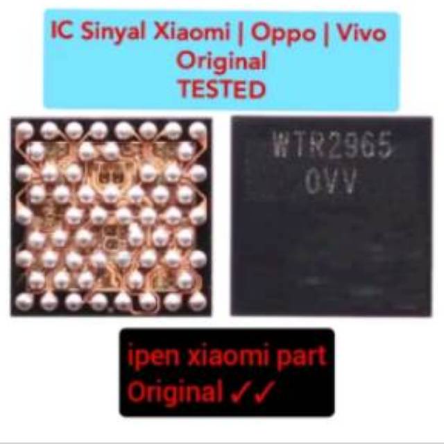 IC Rf WTR2965 Original 100% Xiaomi Redmi 3S 4A Note 5A 5 Plus Vivo  Joss WTR Sinyal 2965 TFP