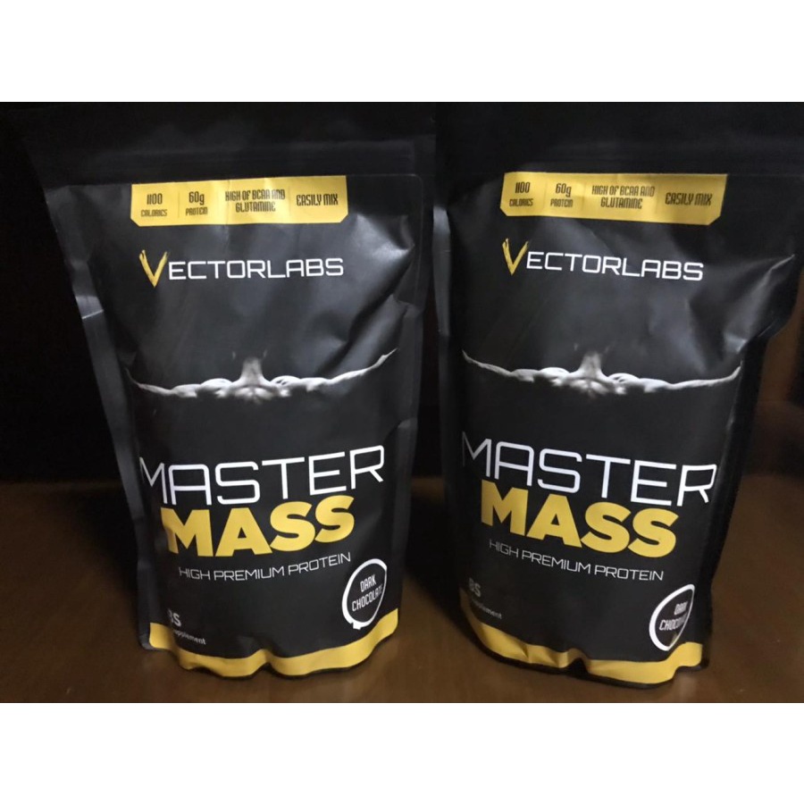 Master Mass Vectorlabs 2 lb Susu Gym Fitness Penambah Berat Badan BPOM