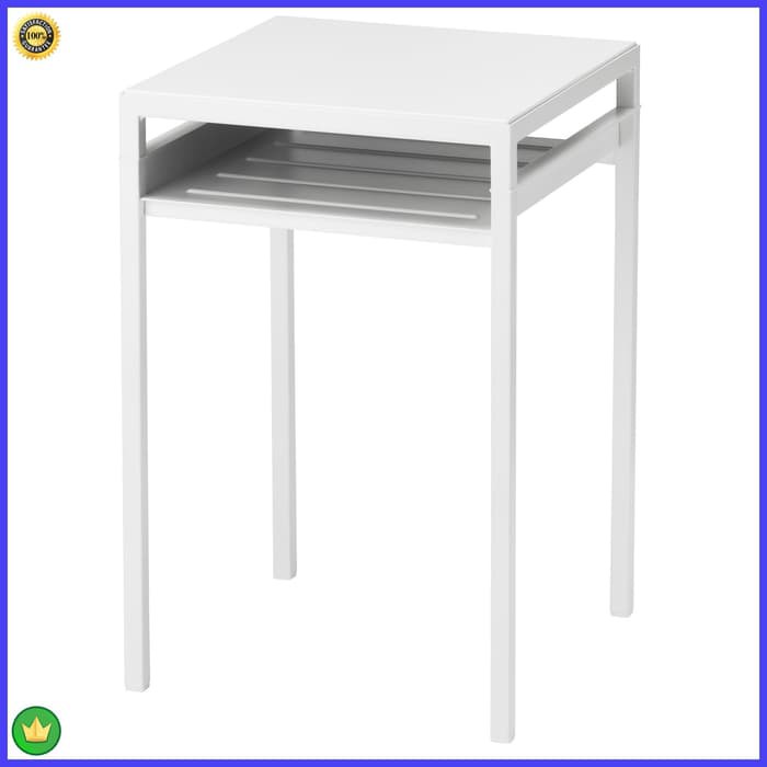 NYBODA - meja samping dg daun mj dpt dibalik putih/abu-abu