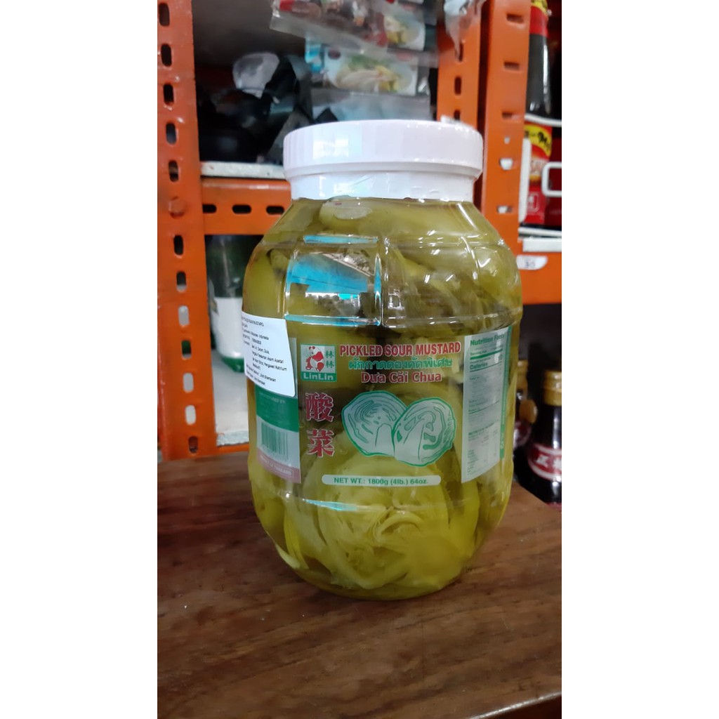 

Seasoning Pickled Green Mustard 1650gr Acar Sawi kiam chai sayur asin