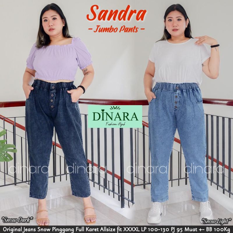 sandra jeans jumbo pants by dinara