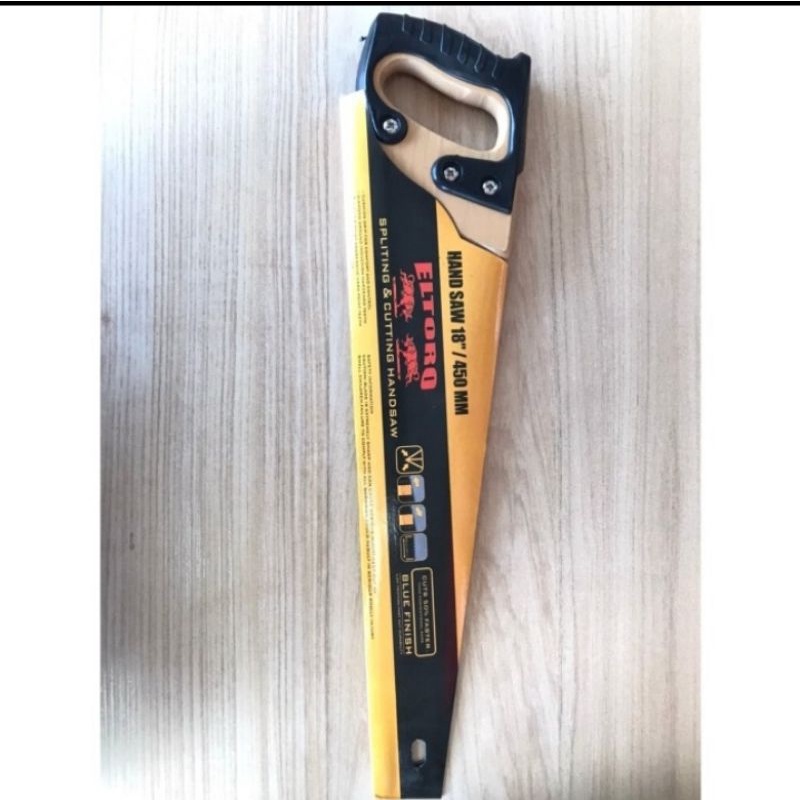 Gergaji Kayu Eltoro 18 inch Siap Pakai