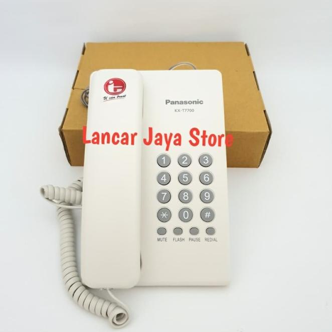 Pesawat Telepon / Telpon Kabel Rumah Panasonic Kx-T7700 - Putih