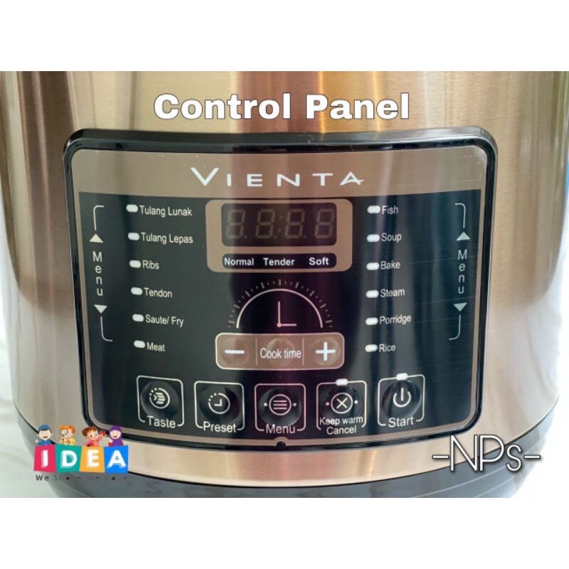 Smart Pressure Cooker (SPC) GARANSI RESMI VIENTA