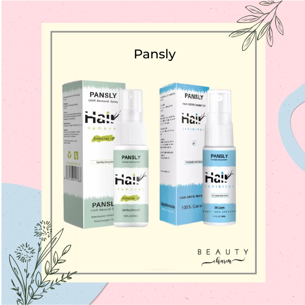 Pansly Spray Penghilang Bulu Hair Removal Tanpa Iritasi / Waxing Bulu