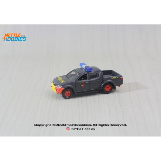 %$%$%$%$] Tomica Mitsubishi Triton Custom Polisi BRIMOB Diecast Miniatur 1/64