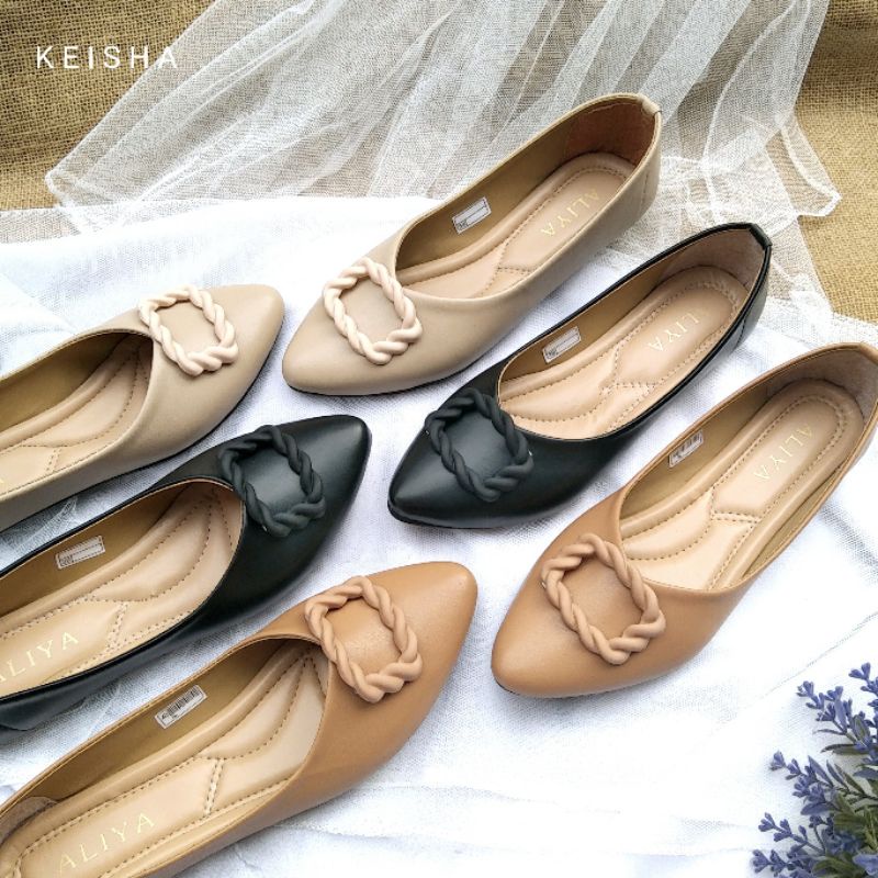 Aliya-Keisha ALS 028 Flat Shoes Wanita