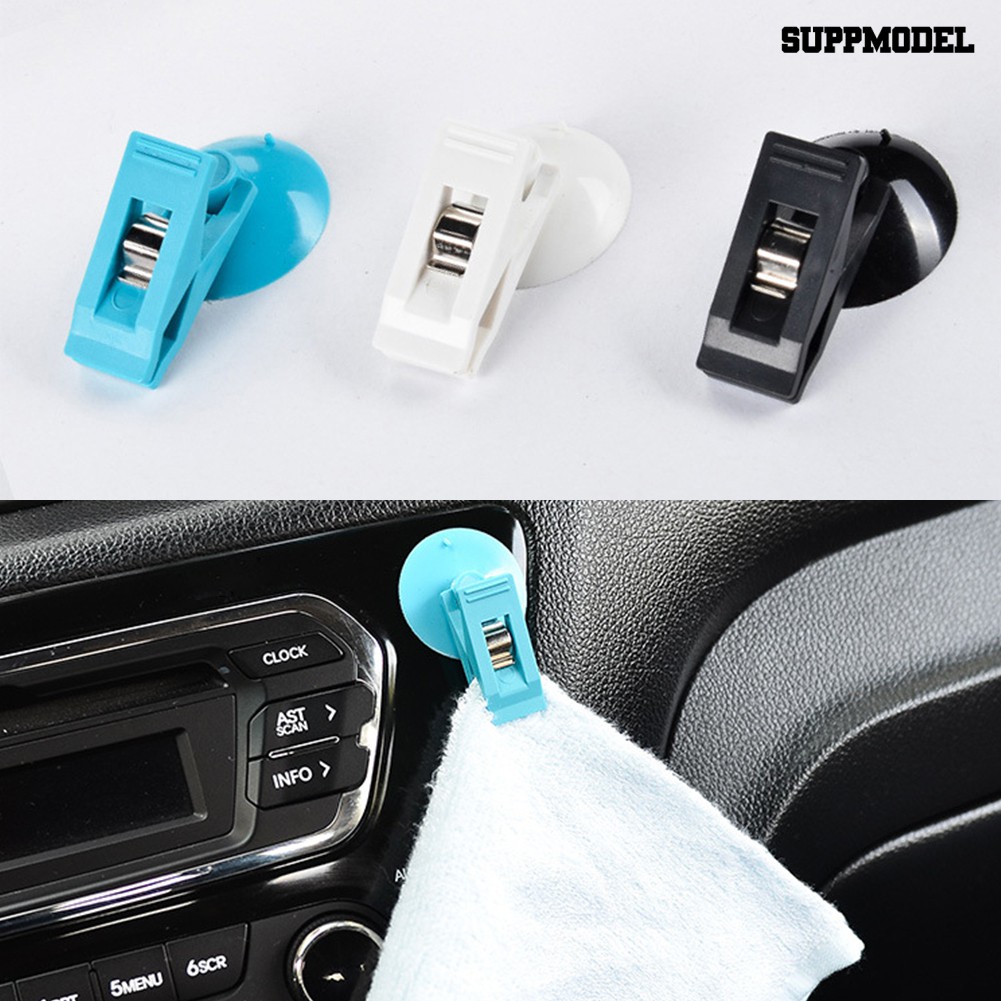 Suppmodel 2 Pcs Klip Pengait Tirai Jendela Mobil Dengan Kop Perekat