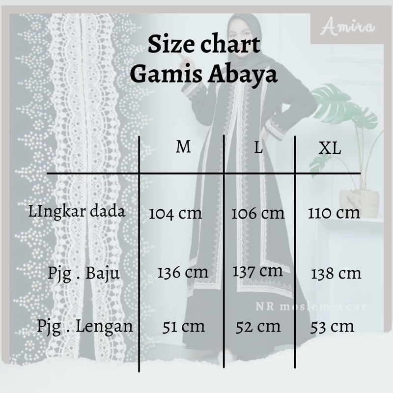 GAMIS HITAM WANITA DEWASA , ABAYA ARAB