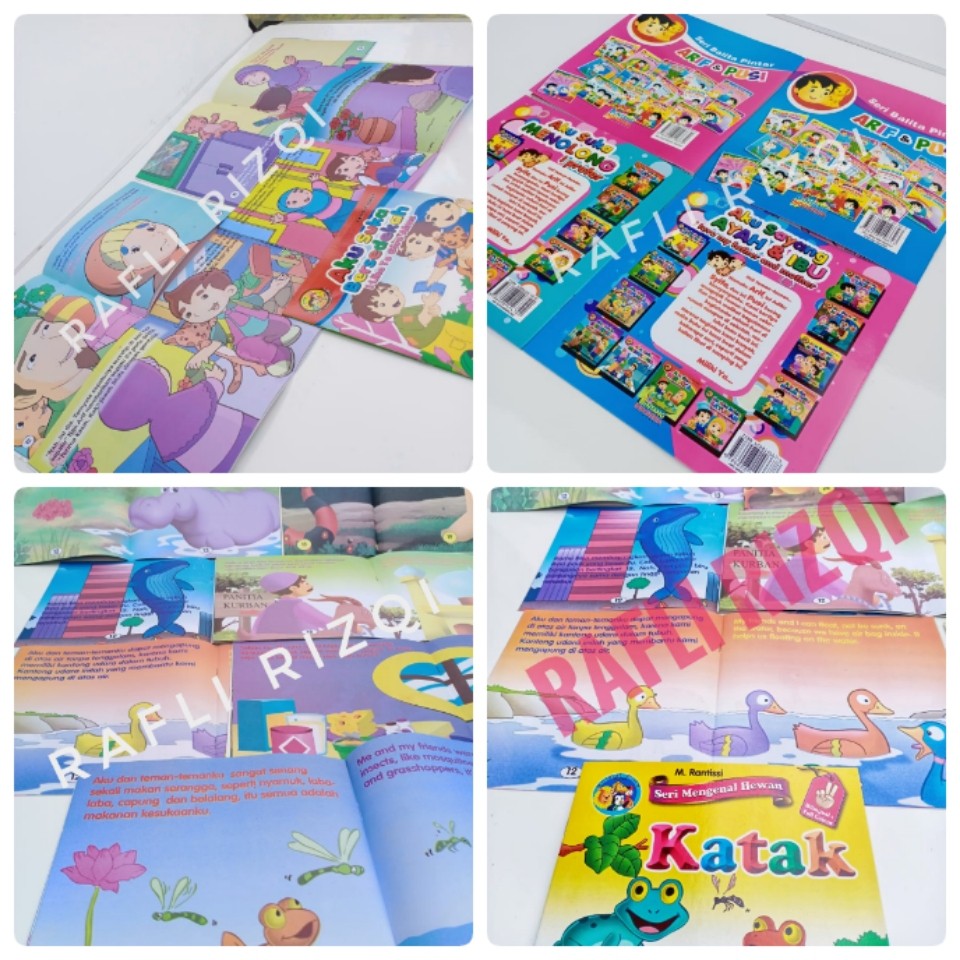 Buku Cerita Anak Bergambar Seri Balita Pintar Aku Suka Membaca Buku Bilingual Full Color Edukasi