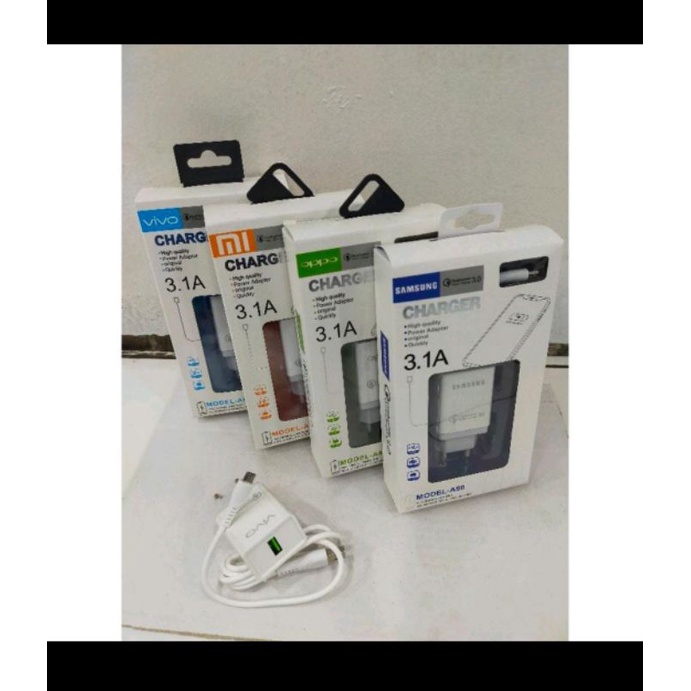 CHARGER SAMSUNG XIAOMI OPPO VIVO 3.1A CASAN 3.1A