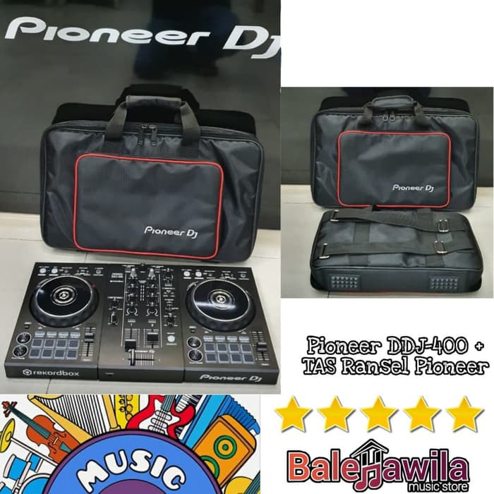 DJ CONTROLLER PIONEER DJ DDJ400 DDJ 400 GARANSI RESMI 1TH BUKAN BM