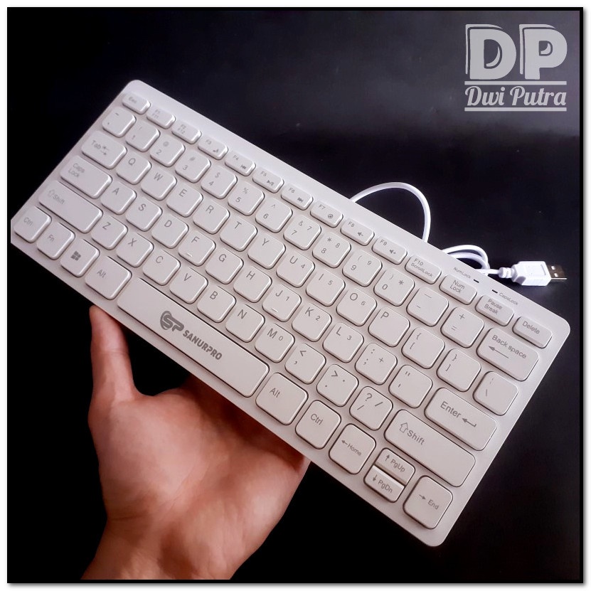 KEYBOARD MINI SANURPRO K-1000 / K-2000 // CHOCOLATE USB K1000 // OFFICE MULTIMEDIA // LAPTOP ANDROID CHOCO