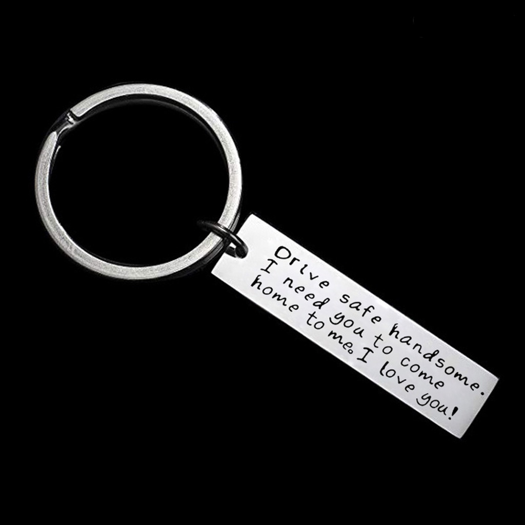 Gantungan Kunci Bahan Stainless Steel Anti Karat Tahan Lama Untuk Hadiah Ulang Tahun