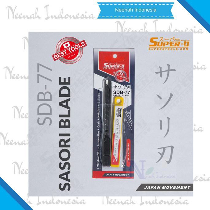 

[[BISA COD]] SUPER-D TOOLS Japan SDB-77 Sasori Blade Kit Cutter Knife Original