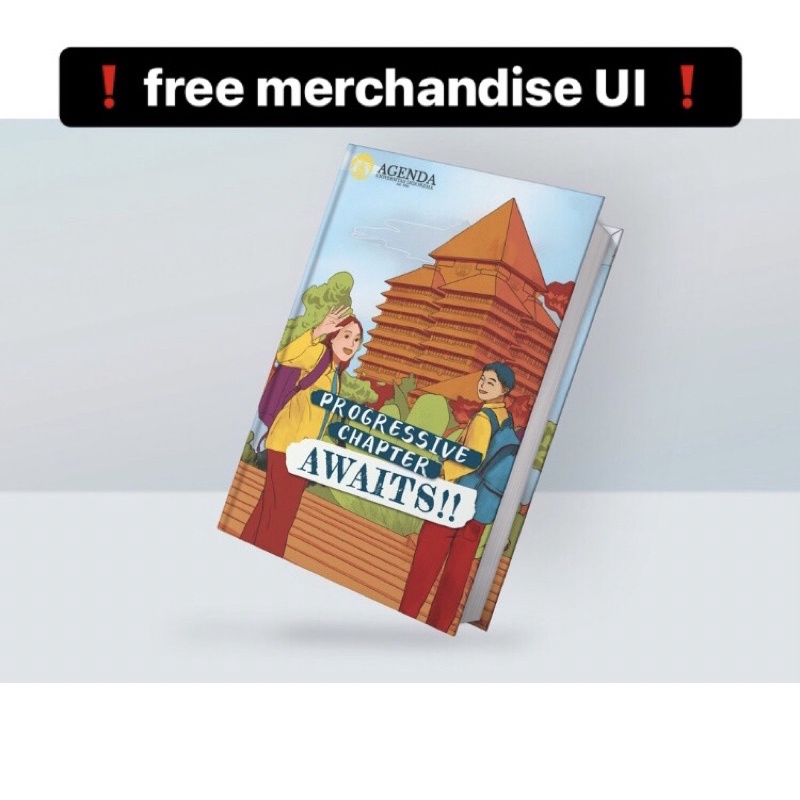 [READY STOCK+FREE GIFT] Agenda UI 2022 / Planner UI / buku jurnal  / journal book (Merchandise Unive