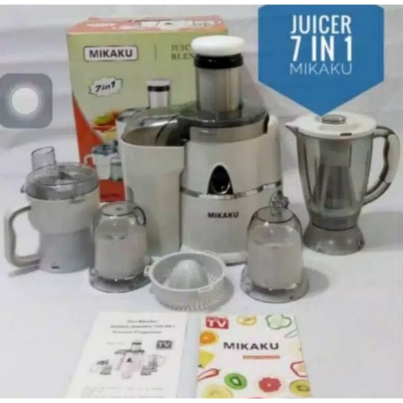 Juicer Blender & Chopper Set 7 in 1 MIKAKU Original