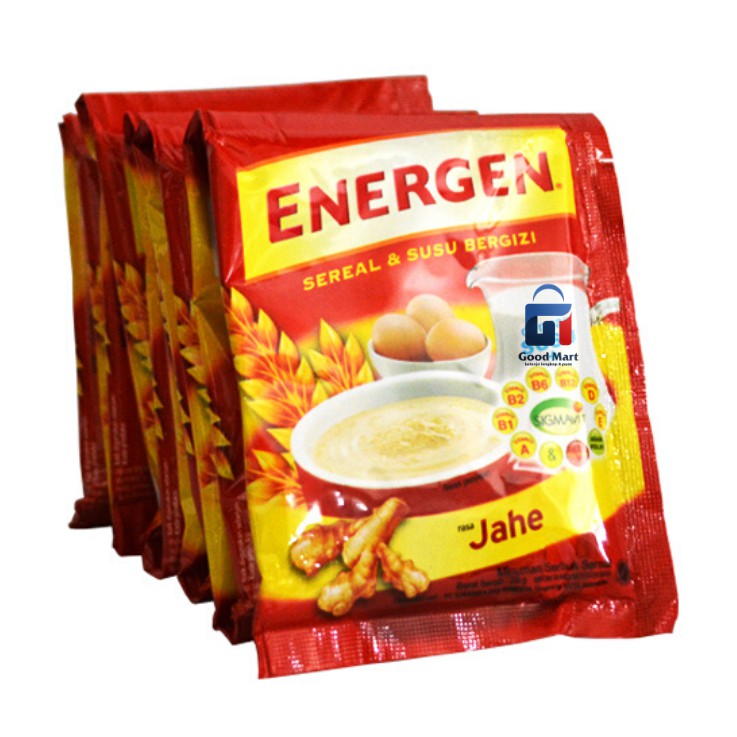 

RENCENG Energen - Minuman Sereal Susu Bergizi Rasa Jahe - 10pcs x 29gr