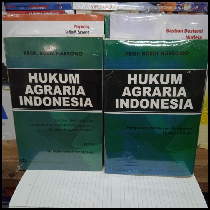 Buku Hukum Agraria Sejarah Dan Himpunan 2 Buku By Prof Budi Harsono Sh | Daisy