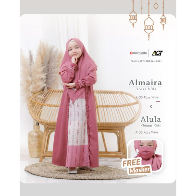 almaira dress kids by yasmeera
