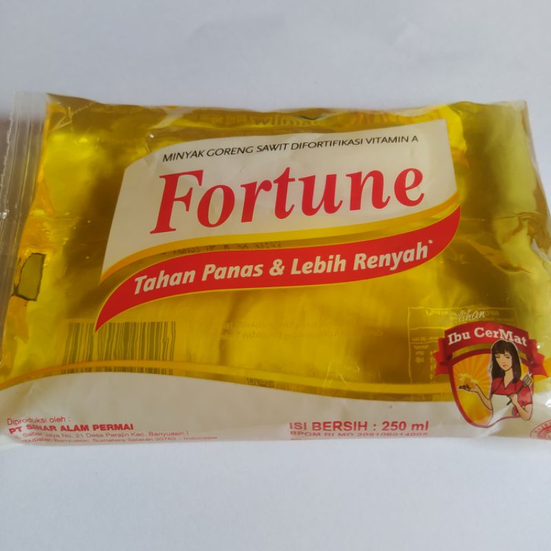 

(INSTAN) Fortune Minyak Goreng 250ml