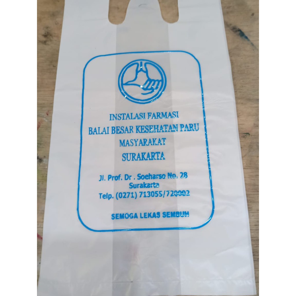 Kantong Sablon Plastik Packing Olshop Kresek Ukuran Kecil