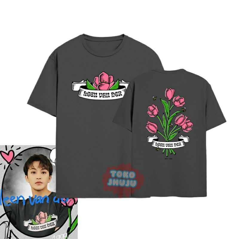 Kaos Mark NCT 127 Capsule LEN VAN DER DEPAN BELAKANG