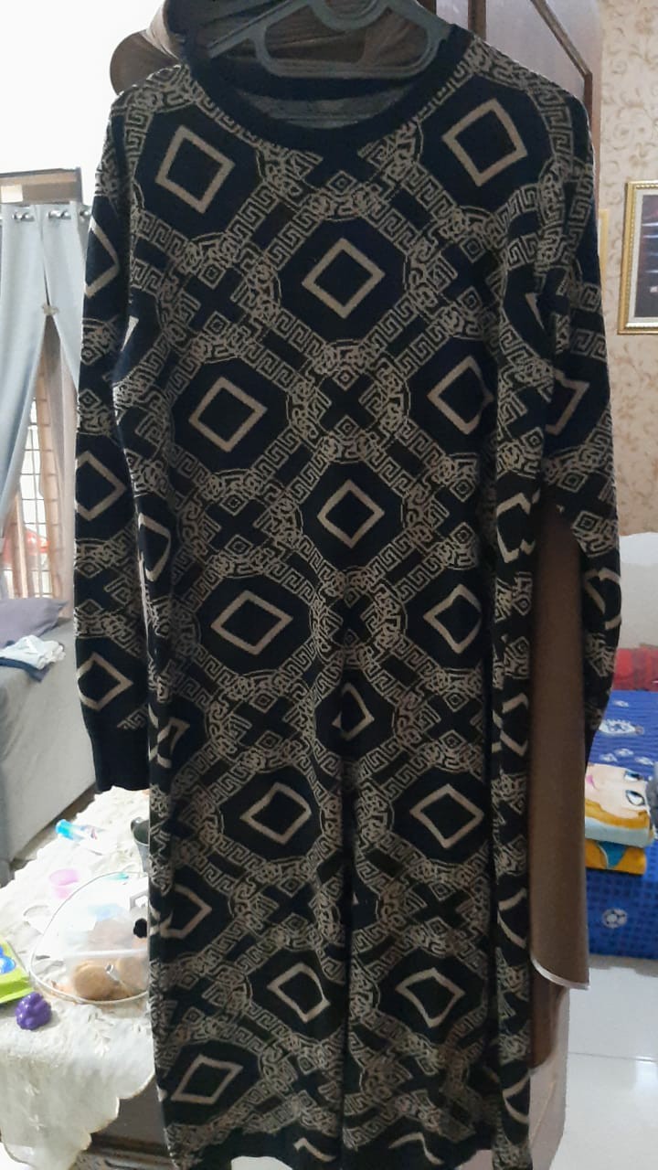 Parii / Batik / Kirana Tunik Rajut Import Super Melar Tebal Halus Adem Nyaman Orianisa