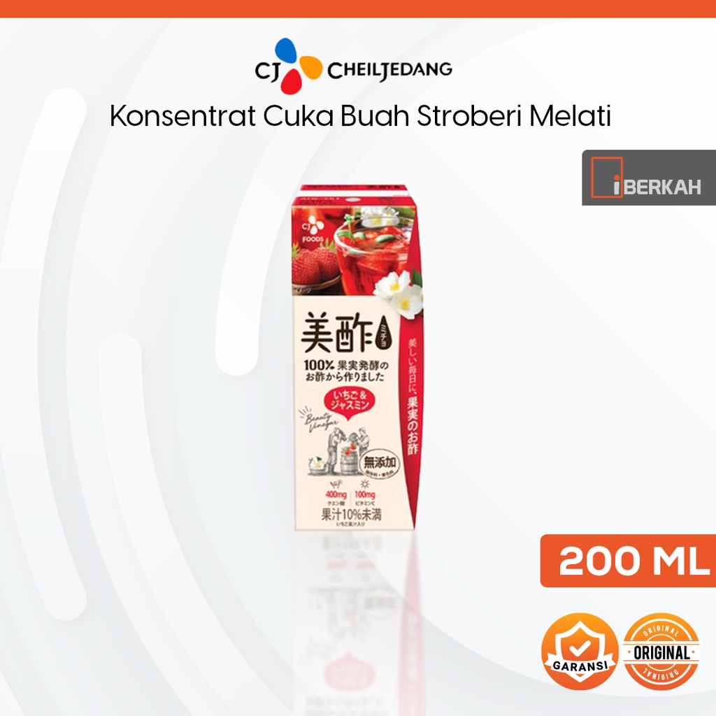 

Konsentrat Cuka Buah Stroberi Melati 200 ML PETITZEL