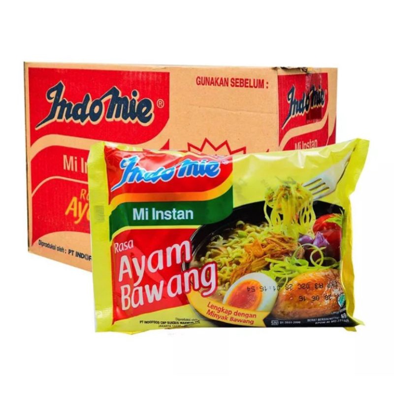 

indomie ayam bawang 1dus isi 40bks