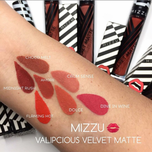 MIZZU VALIPCIOUS VELVET LIPSTIK MATTE