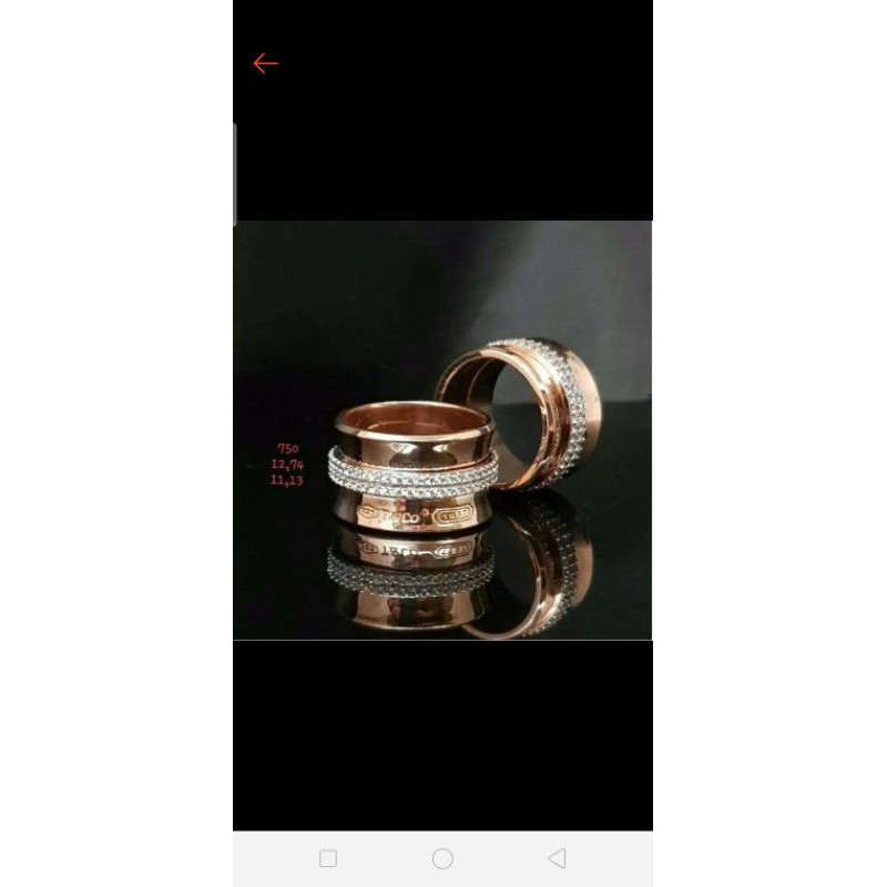 cincin rose gold