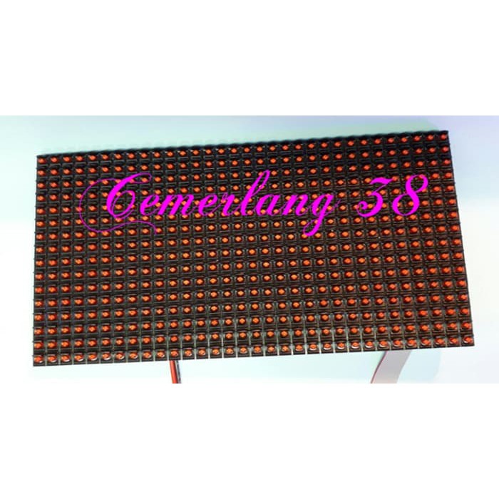 Module / Modul / Panel Led P10 Running Text Semi Outdoor Merah