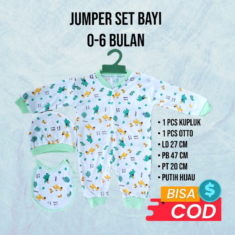 Baju bayi Jumper set / setelan baju bayi panjang