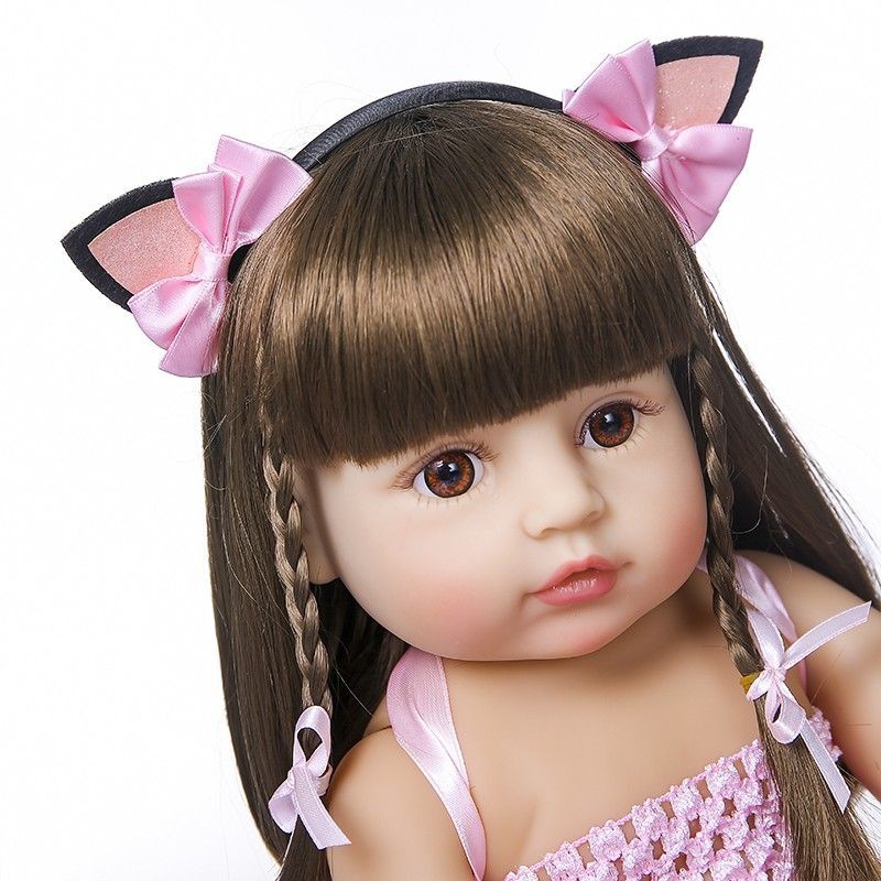 Boneka Bayi Reborn Full Silikon Bisa Mandi 55 cm Premium Realistis Original